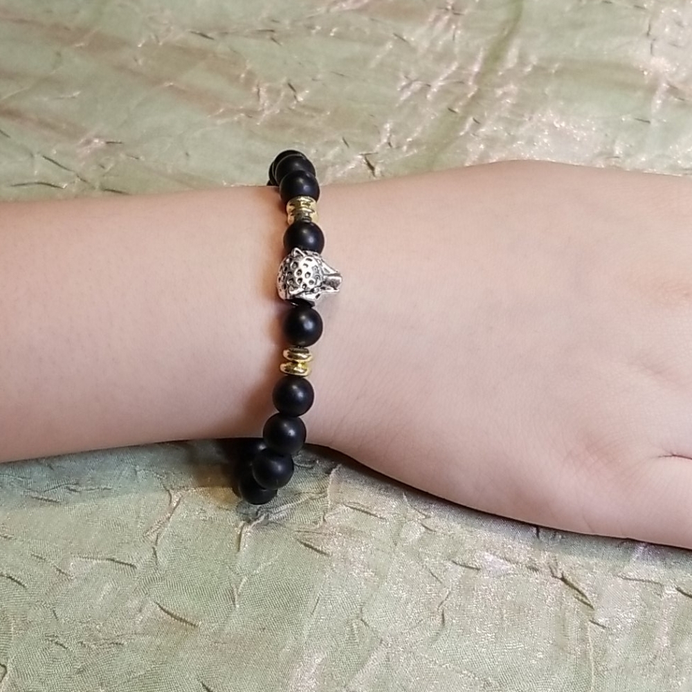 Buddah  elastic beads bracelet (lucky)